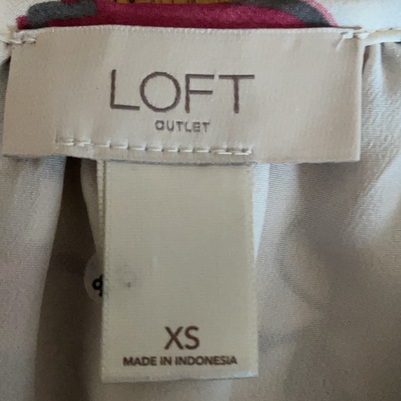 Loft Peasant Flower Dress XS - Picture 7 of 12